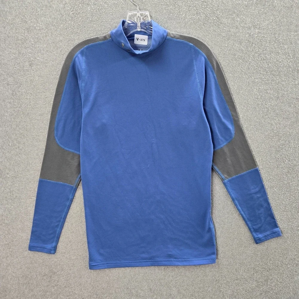 Under Armour Boys‎ Activewear Shirt Large Blue Logo Pullover